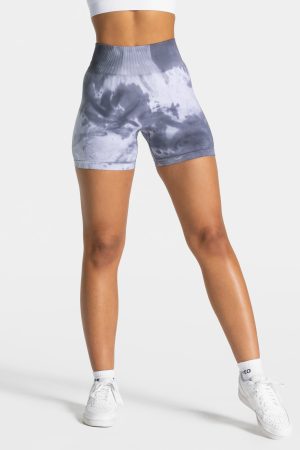 Tie Dye Scrunch Short Stormy – bequem und stylisch