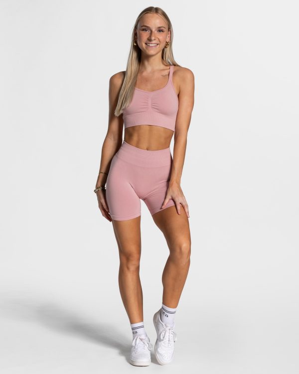 Timeless Scrunch Short für Frauen in Rosa – Bild 3