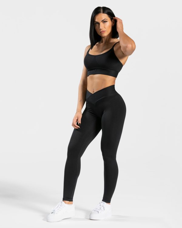 V-Shape Leggings Schwarz – bequem und stylisch – Bild 3