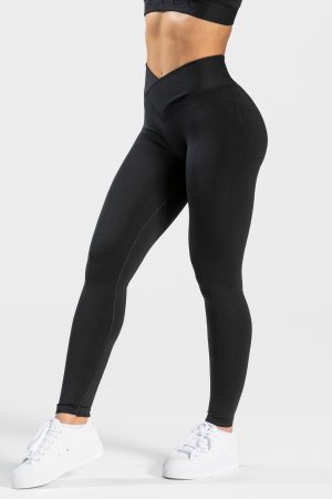 V-Shape Leggings Schwarz – bequem und stylisch