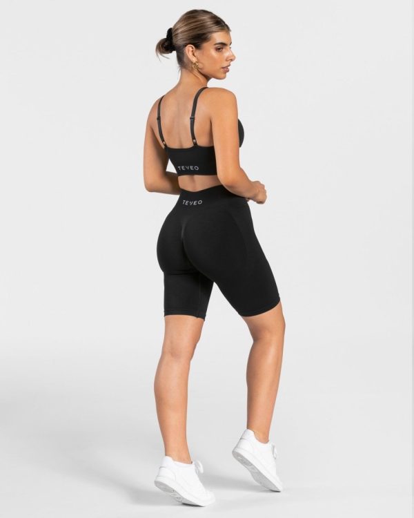 Damen Charming Scrunch Short Schwarz mit Komfort – Bild 5