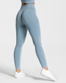 Modische Classy Leggings in Farbe Stahlblau