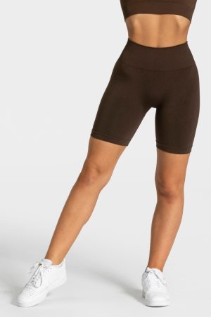 Classy Seamless Shorts "Dunkelbraun" - TEVEO