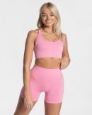 Damen Everyday Backless Top Pink mit Komfort
