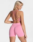 Damen Everyday Backless Top Pink mit Komfort