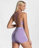 Damen Everyday Backless Top Flieder mit Komfort