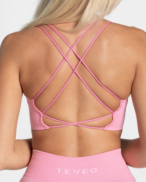 Damen Everyday Backless Top Pink mit Komfort – Bild 4