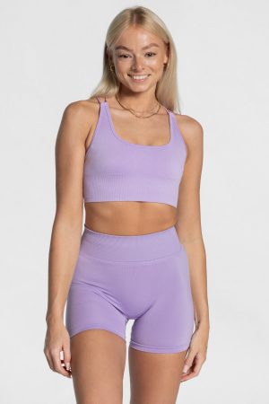 Damen Everyday Backless Top Flieder mit Komfort