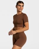 Sensation Crop Top "Karamell" - TEVEO