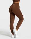 Modische Sensation Leggings in Farbe Karamell