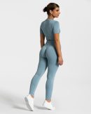 Damen Sensation Leggings Stahlblau mit Komfort