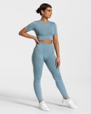 Damen Sensation Leggings Stahlblau mit Komfort