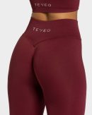 Sensation Leggings für Frauen in Weinrot