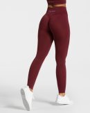 Sensation Leggings für Frauen in Weinrot