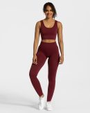 Sensation Leggings für Frauen in Weinrot