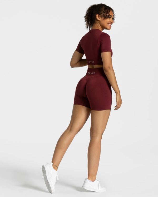 Sensation Short in Weinrot für Damen – Bild 5