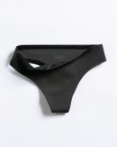 TEVEO Seamless Tanga (2er) in Schwarz für Damen