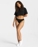 TEVEO Seamless Tanga (2er) in Schwarz für Damen