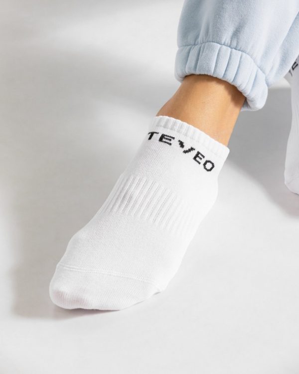 TEVEO Sport Socken (2er) für Frauen in Weiß – Bild 2
