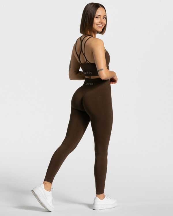 Modische Timeless Scrunch Bh in Farbe Dunkelbraun – Bild 5
