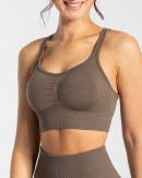 Timeless Scrunch Bh Taupe für Sport und Alltag