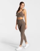 Timeless Scrunch Bh Taupe für Sport und Alltag