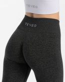 Timeless Scrunch Leggings Damenhose in Dunkelgrau