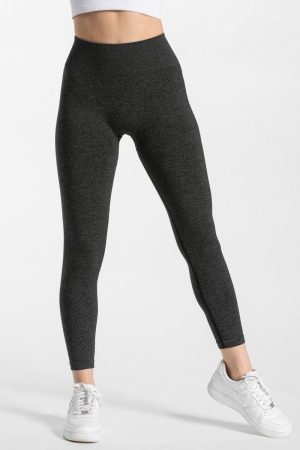 Timeless Scrunch Leggings "Dunkelgrau" - TEVEO