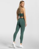 Timeless Scrunch Leggings Dunkelgrün für Sport un