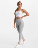 Modische Timeless Scrunch Leggings in Farbe Hellg
