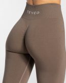 Damen Timeless Scrunch Leggings Taupe mit Komfort