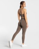 Damen Timeless Scrunch Leggings Taupe mit Komfort