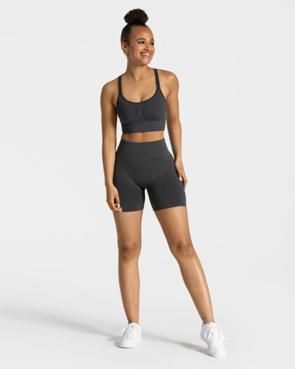 Modische Timeless Scrunch Short in Farbe Dunkelgr – Bild 3