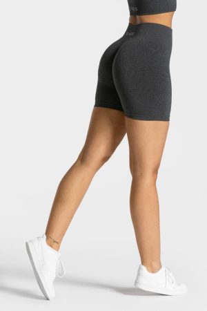 Timeless Scrunch Short "Dunkelgrau" - TEVEO
