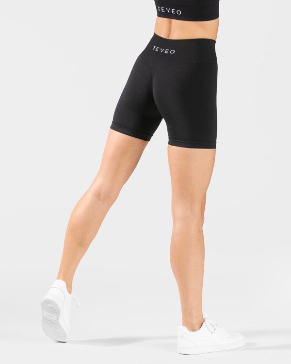 Damen Timeless Scrunch Short Schwarz mit Komfort – Bild 2