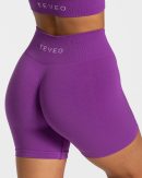 Timeless Scrunch Short Damenhose in Violett