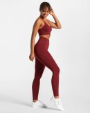 True Leggings Weinrot für Sport und Alltag