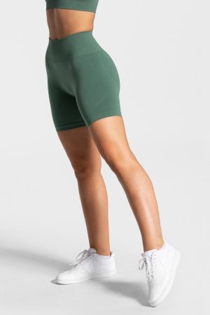 True Seamless Short "Dunkelgrün" - TEVEO