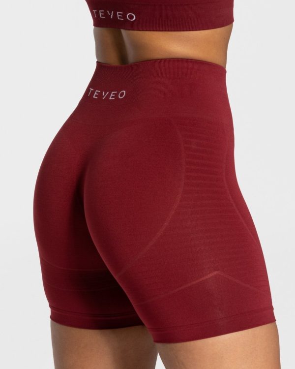 Modische True Short in Farbe Weinrot – Bild 4